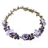 Love Sweety Flower Berries Crown Headband for Wedding Festivals HH7
