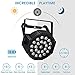 Stage Lights Package Battery Version, OPPSK 24W 24LED RGBW Par Lights Battery Power 4 Pack 8-15Hours Playing Remote DMX Control for Wedding Church Live Show DJ Stage Lighting Party - 4 Pack