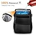 Car Trash Can - Garbage Bag with Lid Waterproof Leakproof No Smell Foldable 2 Gals Portable Rubbish Litter Bin with Storage Pockets Headrest Hook for Console/Headrest/Car Door/Glove Box