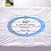 MINCOCO Ultra Thick(500GSM) Cotton Queen Mattress Pad - Deep Pocket Mattress Cover (8