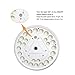 FORUP 26 LED Solar Flag Pole Light, Solar Flagpole Downlight for Most 15 to 25 Ft Flag Pole (White)