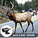 Ansblue Deer Alert for Vehicles,Animal Deer Warning Alarm,Avoids Deer Collisions Car Deer Warning,Ultrasonic Wildlife Warning for Auto Motorcycle Truck SUV and ATV - Black / 4pcs