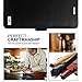 FYY [Genuine Leather Wallet Case for Samsung Galaxy S8 2017, Handmade Flip Folio Wallet Case with Kickstand Card Slots Magnetic Closure for Samsung Galaxy S8 2017 Black