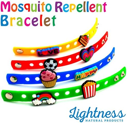 [Bestseller] Mosquito Repellent Bracelet w/ Premium Essential Oils -8 Fun Charms