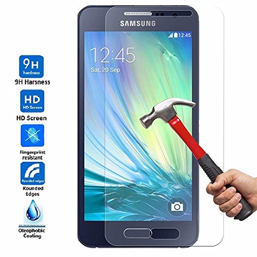 Película Vidro temperado Celular Samsung A5 / A7 Smartphone proteção de tela + kit limpeza … (Samsung A5)