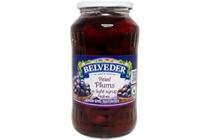 Belveder Canned Fruits (1 - PACK, Plum Halves)