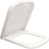 AAN Square Toilet Seat Soft Close with Top Fixing Quick Release Hinges 42L x view 9