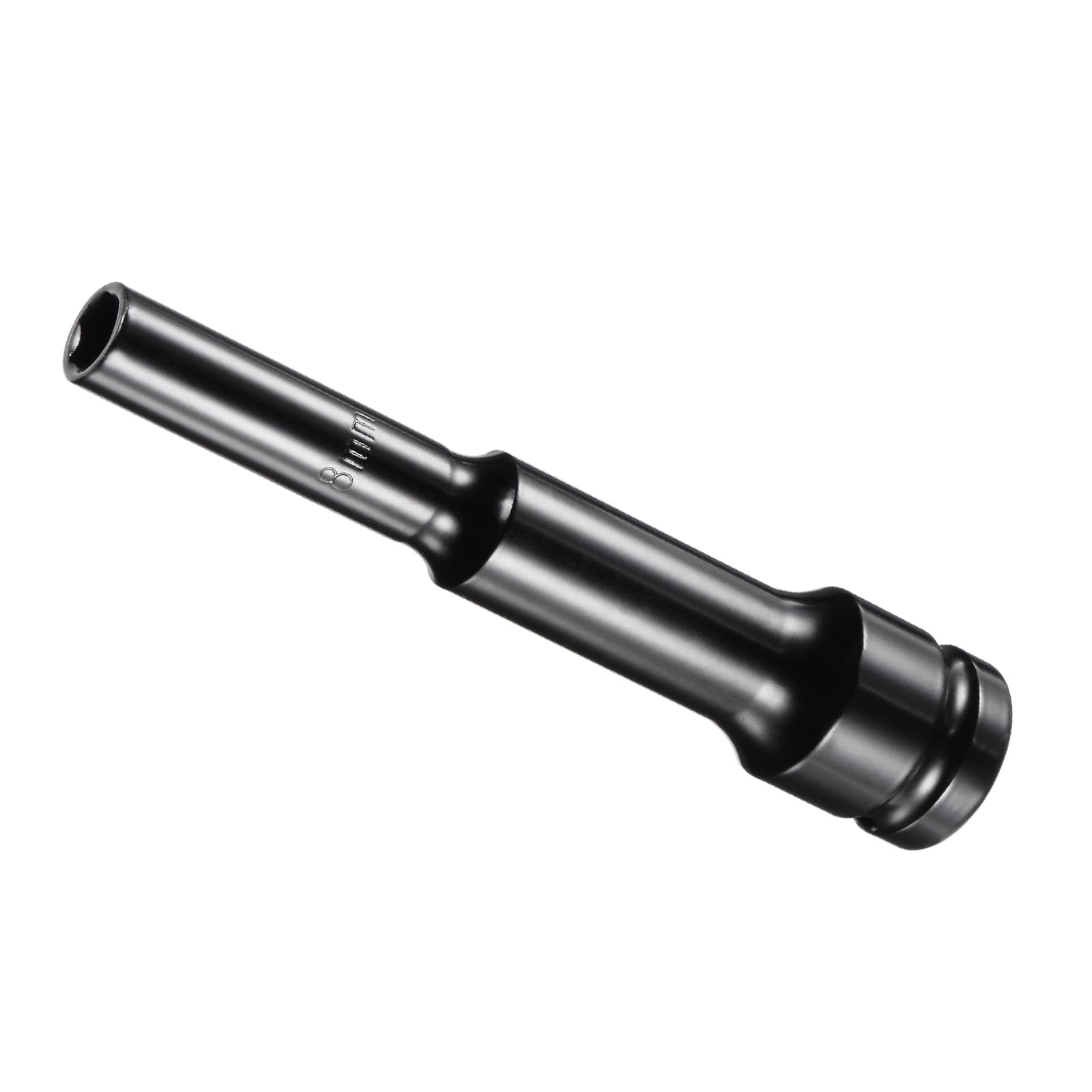 CoCud Thin Wall Deep Impact Socket, 1/2" Drive 8mm Socket, High Carbon Steel Metric 6-Point Socket - (Applications: for DIY, Household Maintenance and General Repairs)