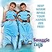 Snuggie Tails Dolphin Blanket- Comfy, Cozy, Super Soft, Warm, All Season, Wearable Blanket for Kids, As Seen on TV