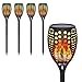 OxyLED Solar Torch Lights Outdoor, 4-Pack Solar-Powered Garden Pathway Light with Realistic Dancing Flames, Waterproof Garden Decorations Landscape Pathway Path Lighting with Auto On/Off Dusk to Dawn