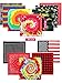 Boao 12 Pieces Cotton Bandanas Tie Dye Face Mask Scarf Boho Double Gradient Sides Printed Classic Novelty Headband Paisley Handkerchief Head Wraps Cowboy for Hippie for Men Women Party Outdoor Favor