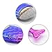 Sunbowstar Multifunction Mermaid Fish Scale Makeup Brush New Fashionable Style Fishtail Bottom Brush Powder Cheeks Blush Makeup Cosmetic Brushes Tool (1pcs Purple)