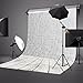 LYLYCTY 5X7ft Photography Background White Brick Wall Wood Floor Theme Backdrops Photo Studio Backdrop Props LY028