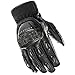 Joe Rocket Speedway Men's Motorcycle Riding Gloves (Black/Black, X-Large)