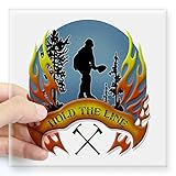 CafePress - Wildland Firefighter (Hold Square Sticker 3