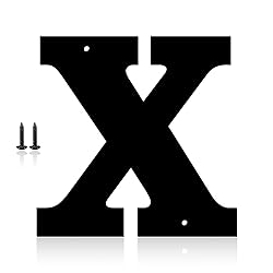 6 Inch Metal House Numbers, House Address Letters