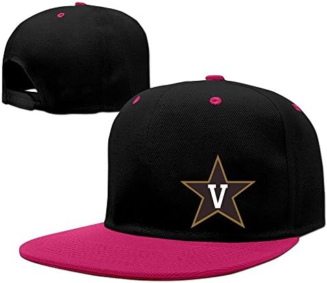 Adult Causal NCAA Vanderbilt Commodores Cotton Snapback Flatbrim Cap Pink One Size For Men And Women