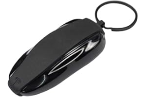 Tesla Gear Silicon Key Fob Cover Keychain for Tesla Model S (Black)