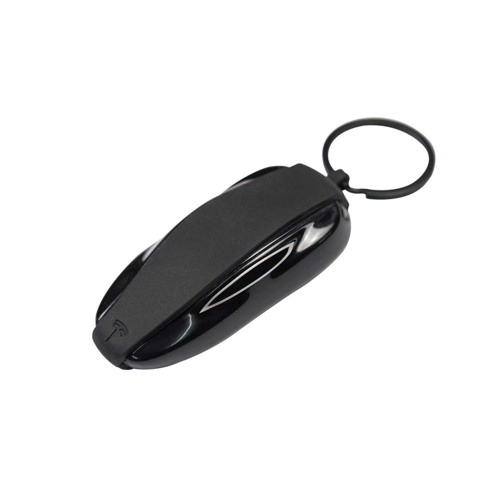 Photo 1 of Tesla Gear Silicon Key Fob Cover Keychain Replacement for Tesla Model X (Black)