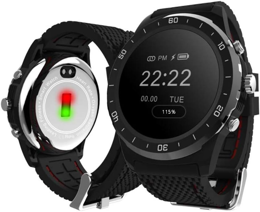 WTGJZN Fiton Smart Wristband Measure Blood Oxygen HRV Heart Rate Smart Watch Sport Waterproof Sleep Activity Tracker Band,Black