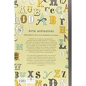ARTE ANTIESTRES EL LIBRO DE LAS LETRAS 100 LAMINAS