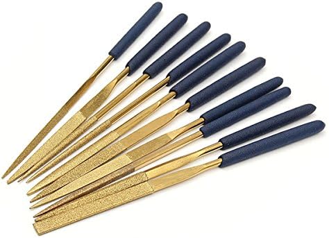 10pcs Diamond Coated Needle File Set Stone Wood Carving Craft Tool