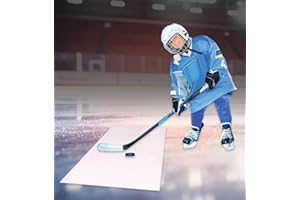 Hockey Shooting Pad 24x48x1/8 Inch Sports Training Aid for Shooting, Passing and Stickhandling - Synthetic Ice Mat Simulates 