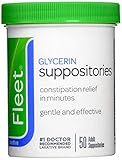Fleet Adult Glycerin Suppositories 50-Count (1-Pack)