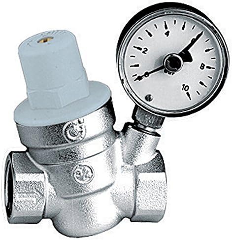 Thermador R53320M Pressure Reducer (3/4-Inch) with Pressure Gauge, Clear