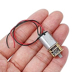 Acxico 3Pcs Mini Micro N20 Gear Motor DC 3V-6V Slow
