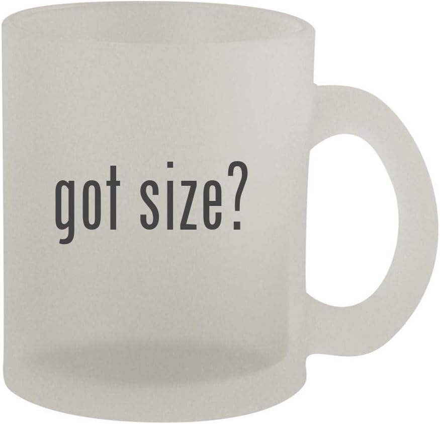 got size? - 10oz Frosted Coffee Mug Cup, Frosted