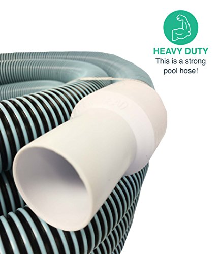 Replacement for 40 Ft Heavy Duty Swimming Pool Vacuum Hose, 1-1/2" x 40