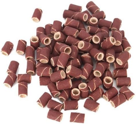 So Beauty 100pcs Sanding Bands for Nail Drill Bits Manicure 150#