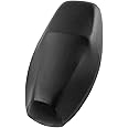 Universal Motorbike Seat Protector with Elastic, Breathable PU Leather - Rain Cover for Most Motorcycle Scooter Seats (Black, Universal)