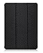 KHOMO iPad Pro 9.7 Inch Case (2016) - DUAL Black Carbon Fiber Super Slim Cover with Rubberized back and Smart Feature (Built-in magnet for sleep / wake feature) For Apple iPad Pro 9.7 Tablet