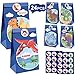 Yasirona Aeiniwer 24 Pcs Dinosaur Party Bags Gift Bags Dinosaur Goodie Bags Candy Treat Bags Dino Kids Birthday T-Rex Roar Party Favor Supplies Including Dinosaur Stickers