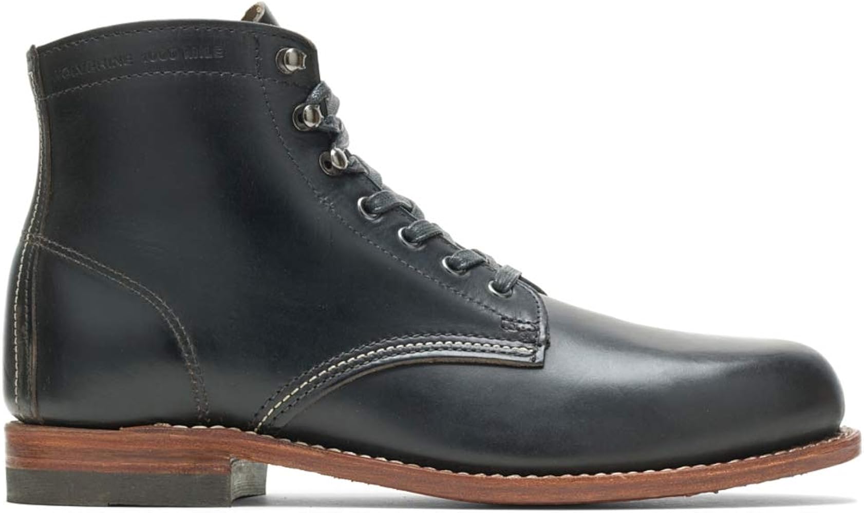 wolverine black leather boots