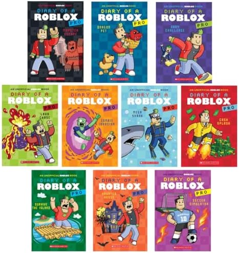 Diary of a Roblox Pro Series 9-Book Collection Set (Books 1 to 9