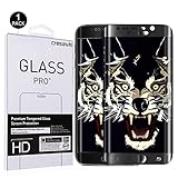 Samsung Galaxy S6 Edge Screen Protector , cresawis Samsung Galaxy S6 Edge Tempered Glass ,High Definition 3D Curved, Full 100% Coverage(Black)