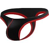 KAREN SPACE Mens Thong Underwear Lightweight Quick Dry Thongs for Men Men’s Thong Daily Wear