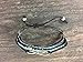 Sportybella Volleyball Bracelet, Black and Blue Adjustable Infinity Love Charm Bracelet, Volleyball Jewelry and Accessories, Gift for Teens, Players, and Teams