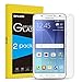 SPARIN [2-PACK] Galaxy J7 Screen Protector, [Scratch Resist] [Bubble Free] [2.5D Curved Edge] [HD] [Tempered Glass] Screen Protector for Samsung Galaxy J7