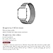 UMTELE Accessories Band Small, Rugged Metal Frame Housing with Magnet Lock Milanese Loop Stainless Steel Bracelet Strap Band for Fitbit Blaze Smart Fitness Watch (5.1''-7.9'') – Silver