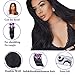 ANGIE QUEEN Unprocessed Brazilian Virgin Hair Straight Hair One Bundle 26Inch Virgin Human Hair Extension Natural Black Color (100+/-5g)/pc Can be Dyed and Bleached