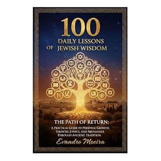 Livro 100 Lições Diárias da Sabedoria Judaica: O Caminho de Volta: Um Guia Prático para o Crescimento Pessoal, Ética e Abundância Através da Antiga Tradição