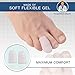Dr. Frederick's Original 4 Piece Gel Toe Caps - Prevents Callus & Blistering - For Men and Women - Small