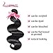 Lin Hair Unprocessed Virgin Brazilian Body Wave Human Hair Extension Brazilian Natural Hair Weave Weft 1 Bundle #1b (8