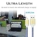 Magic-T 4 Pack 6.6ft USB Cords Micro Charging Cable with Gold-Plated for Samsung,LG G4, HTC M9, PS4 and More Android Device