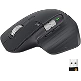 Logitech MX Master 3 Advanced Wireless Mouse - Graphite (Renewed)