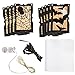 Martha Stewart Cardstock & Vellum Icon LED Lights Halloween Banner, Multicolor